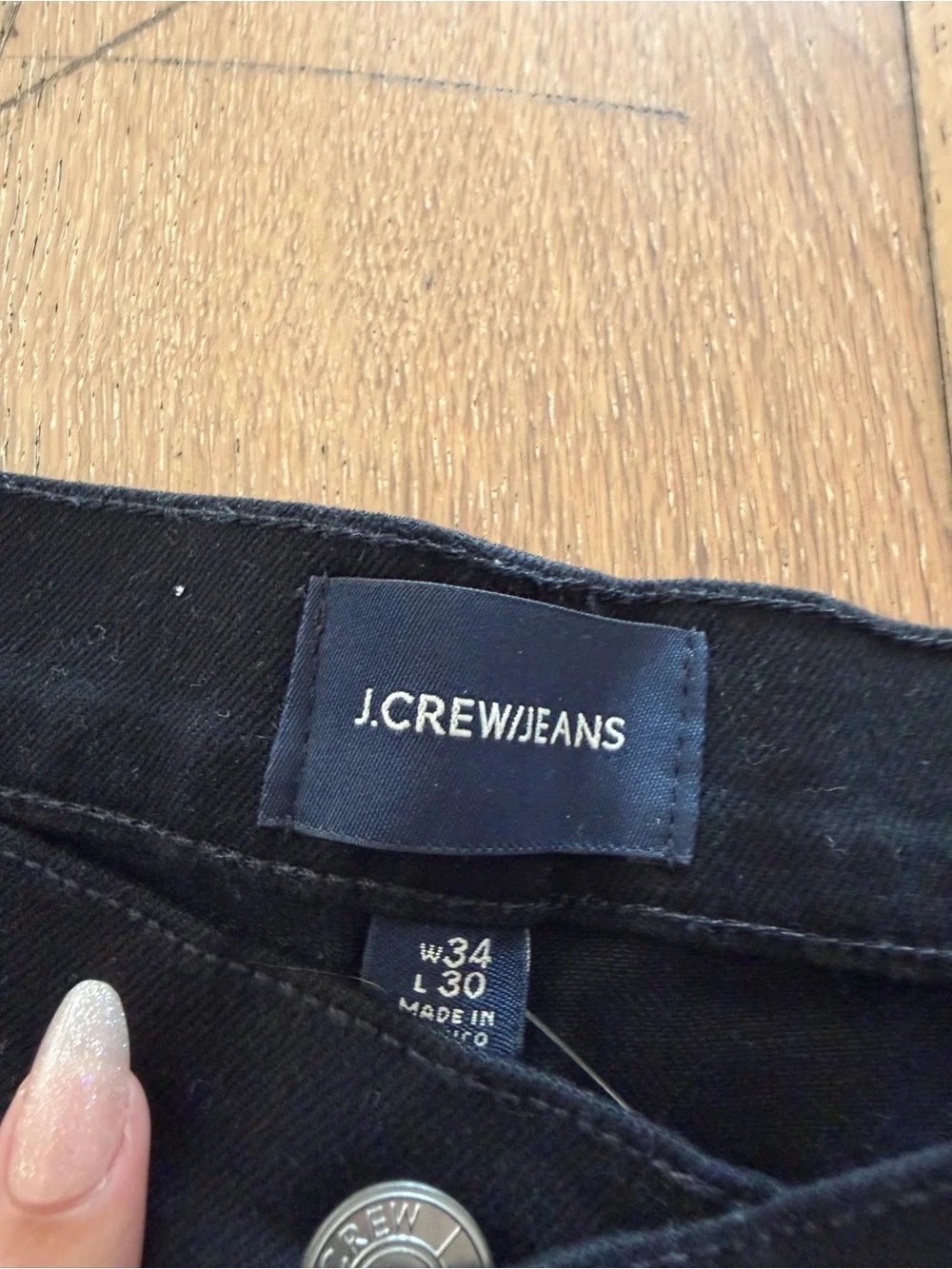 J. Crew black athletic